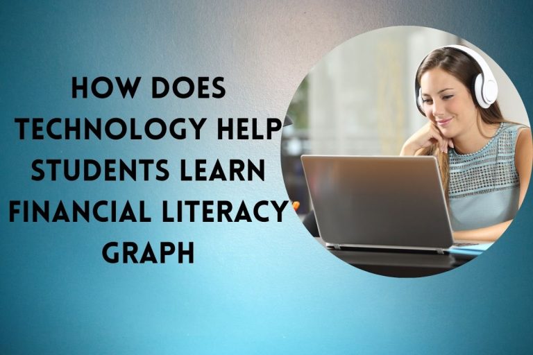 how does technology help students learn financial literacy graph