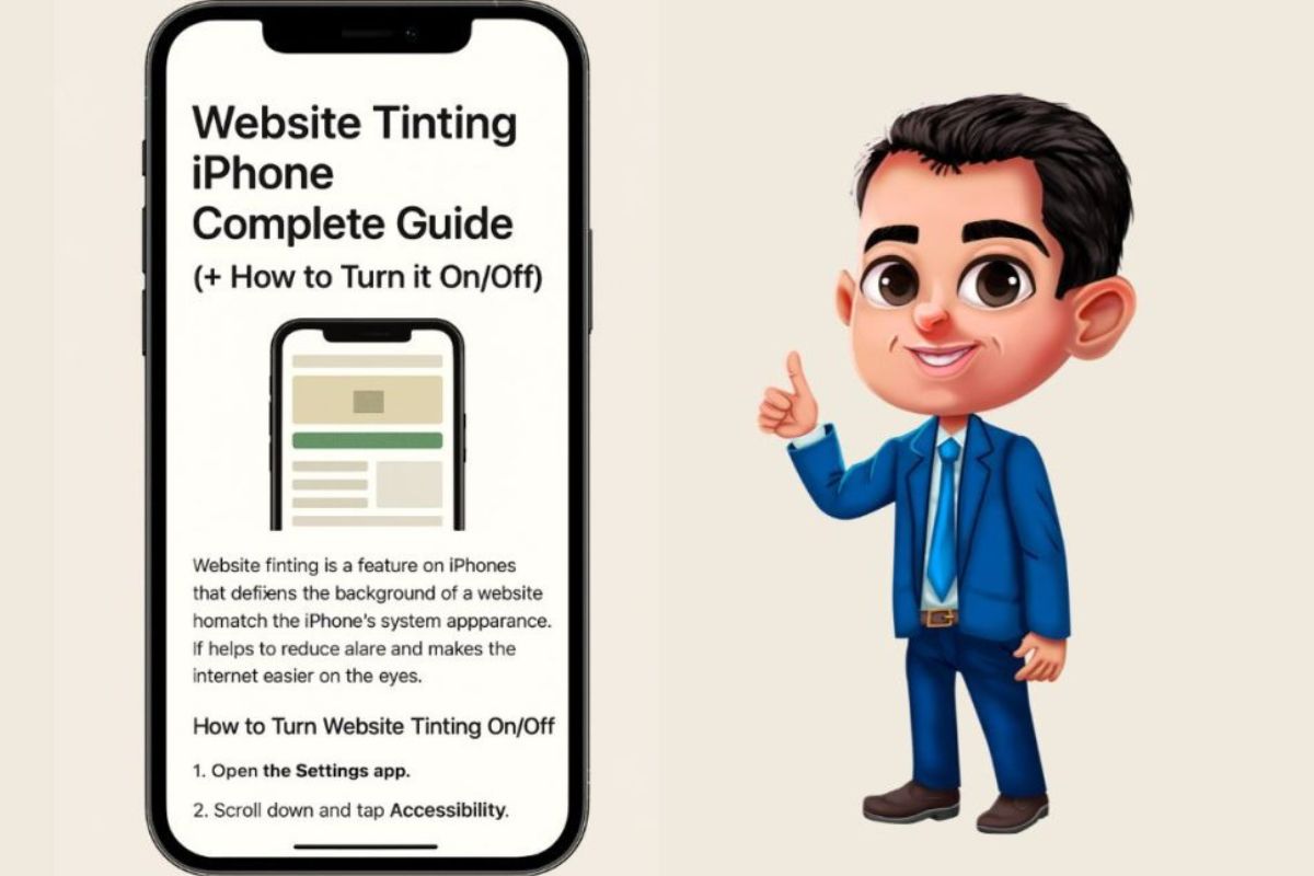 What is Website Tinting iPhone