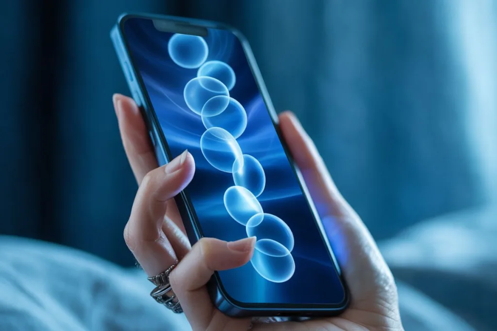 Oneframework 6 ways technology affects your sleep health Guide 2 Blue light from a smartphone disrupting melatonin production