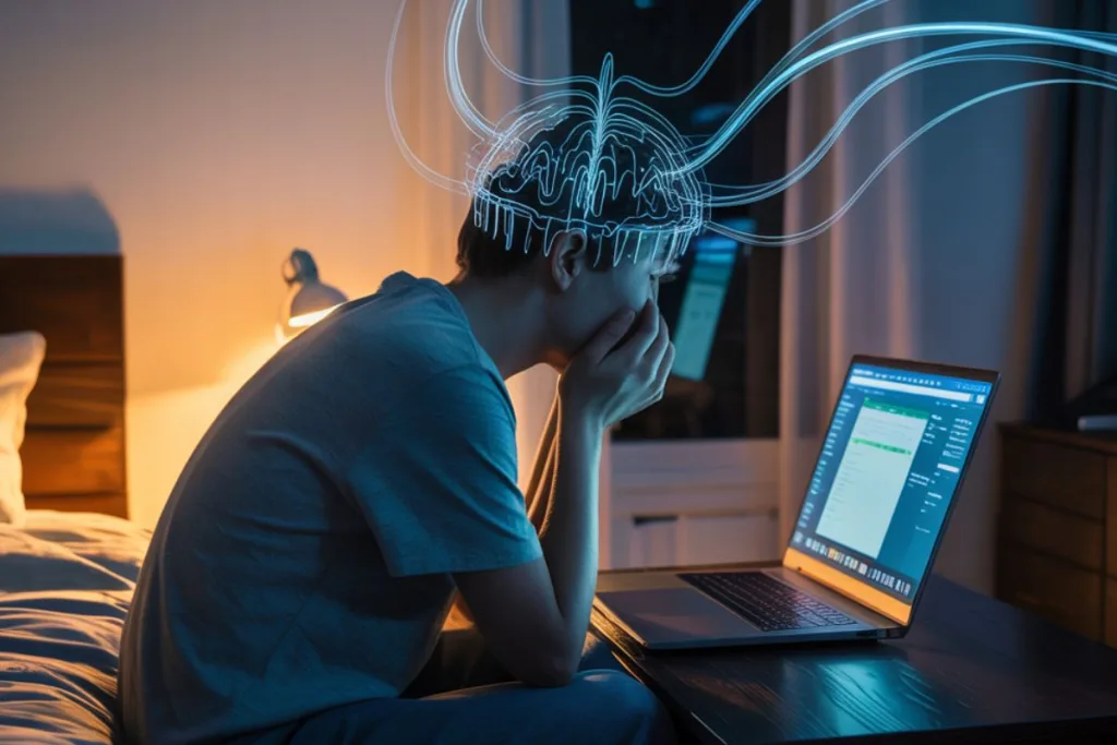 Oneframework 6 ways technology affects your sleep health Guide 3 Cognitive Stimulation Brain Overactivity