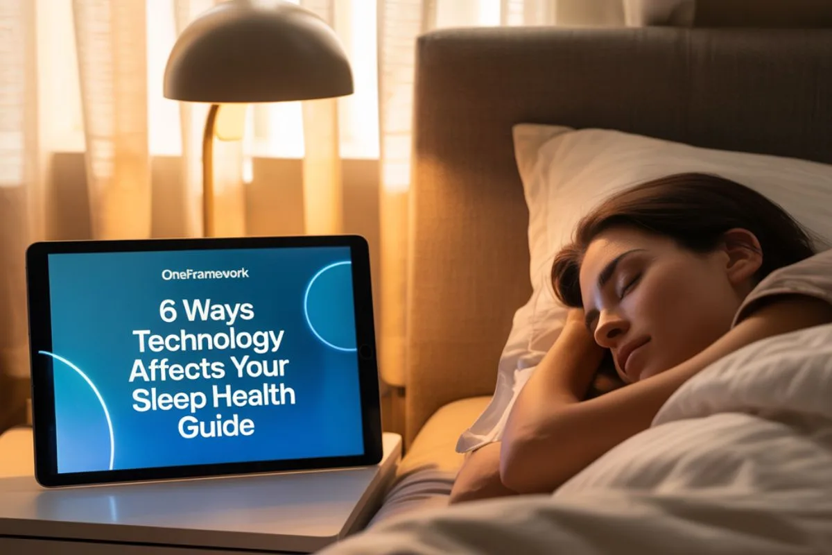 Oneframework 6 ways technology affects your sleep health